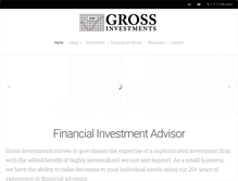 Tablet Screenshot of gross-investments.com